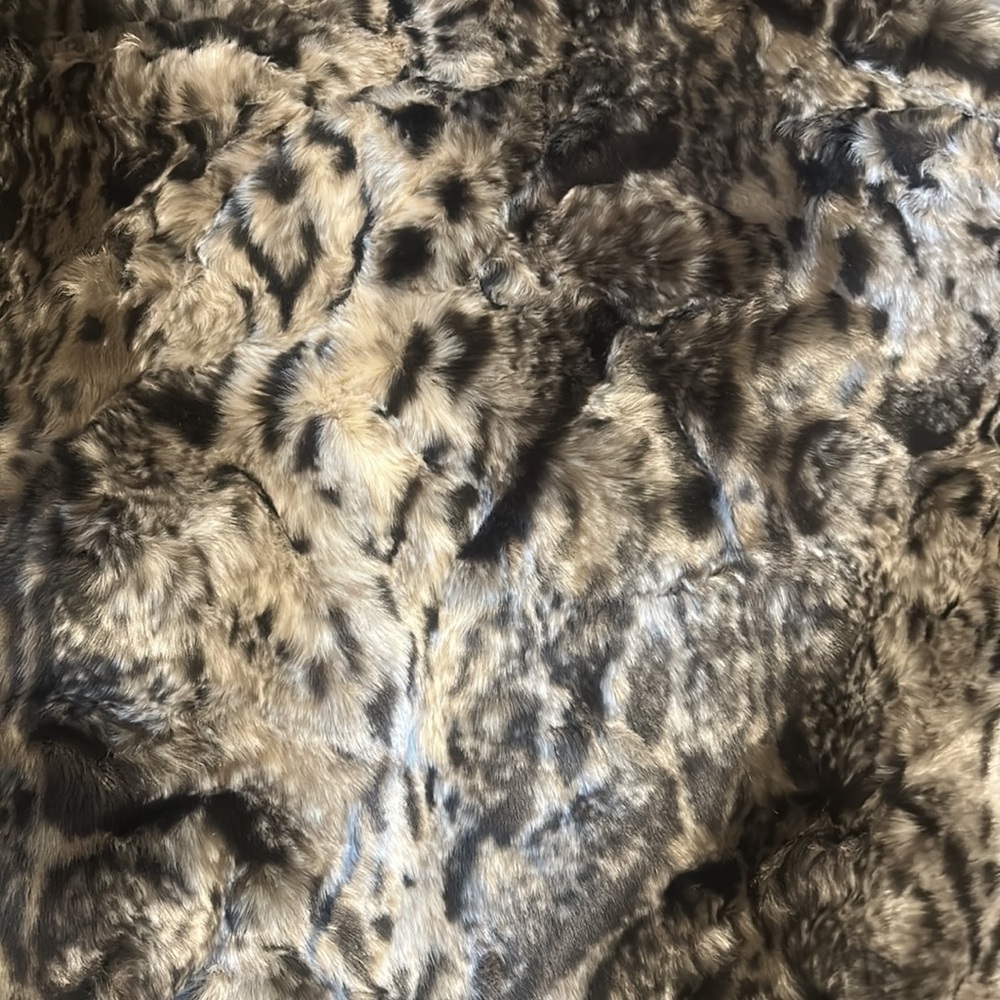 Black Faux Fur blanket